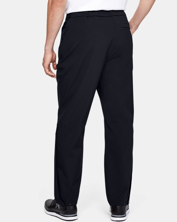 Pantalón impermeable UA Golf para hombre, Black, pdpMainDesktop image number 1